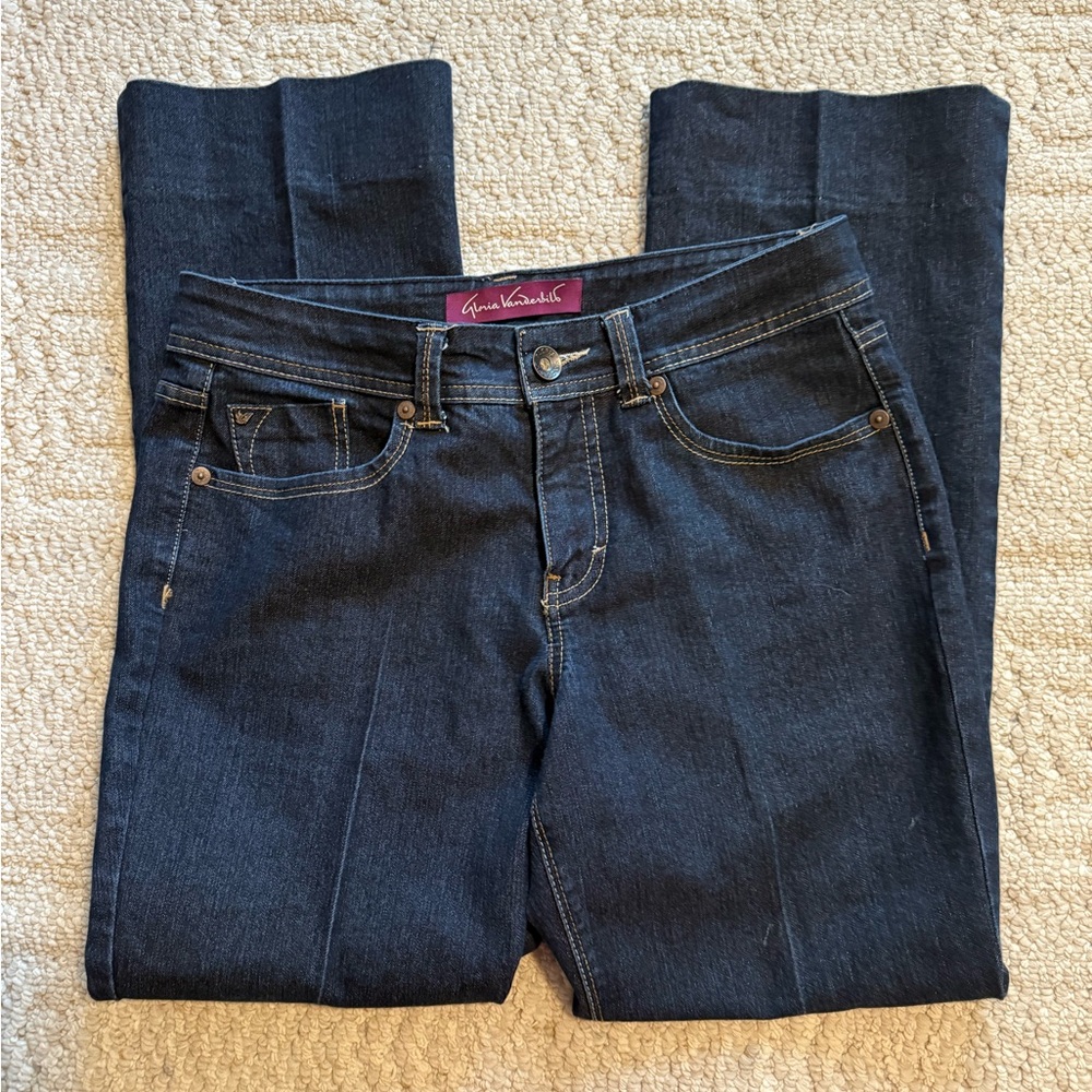 Gloria Vanderbilt Dark Indigo Boot Cut Jeans
